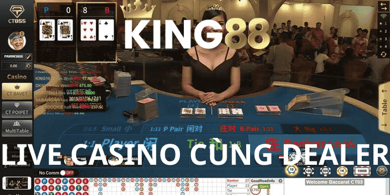 Hướng Dẫn Tham Gia Live Casino King88LAT